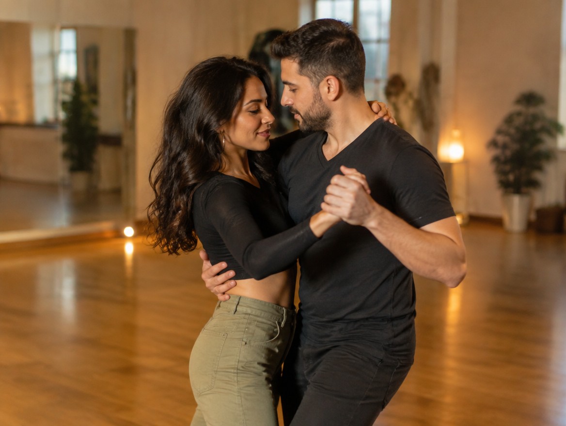 Bachata çalışmasından bir kare