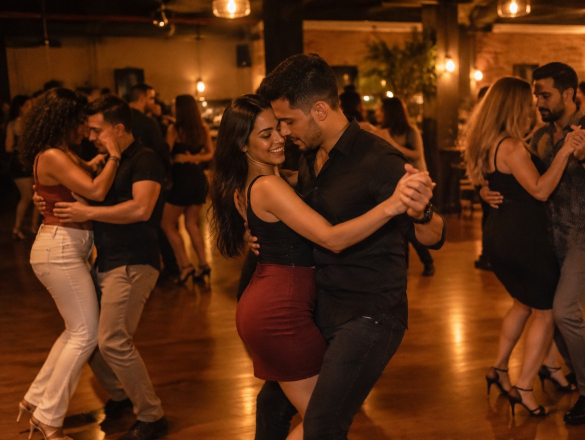 Bachata çalışmasından bir kare