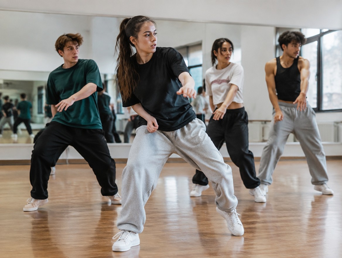 Hip Hop çalışmasından bir kare
