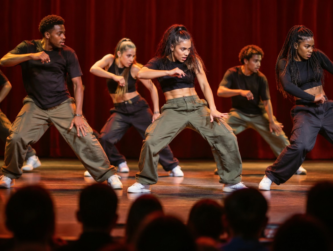 Hip Hop çalışmasından bir kare