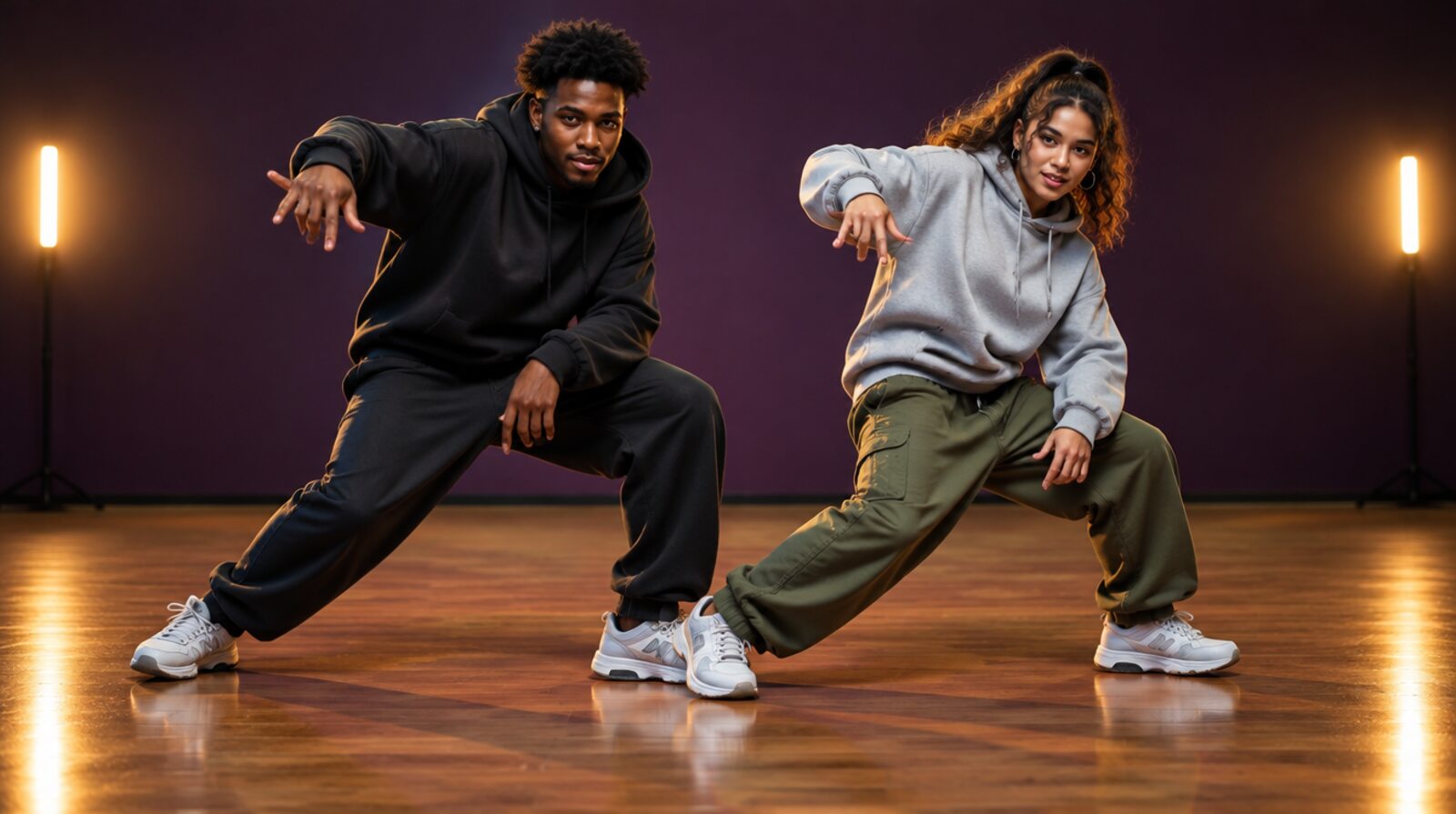 Hip Hop çalışmasından bir kare